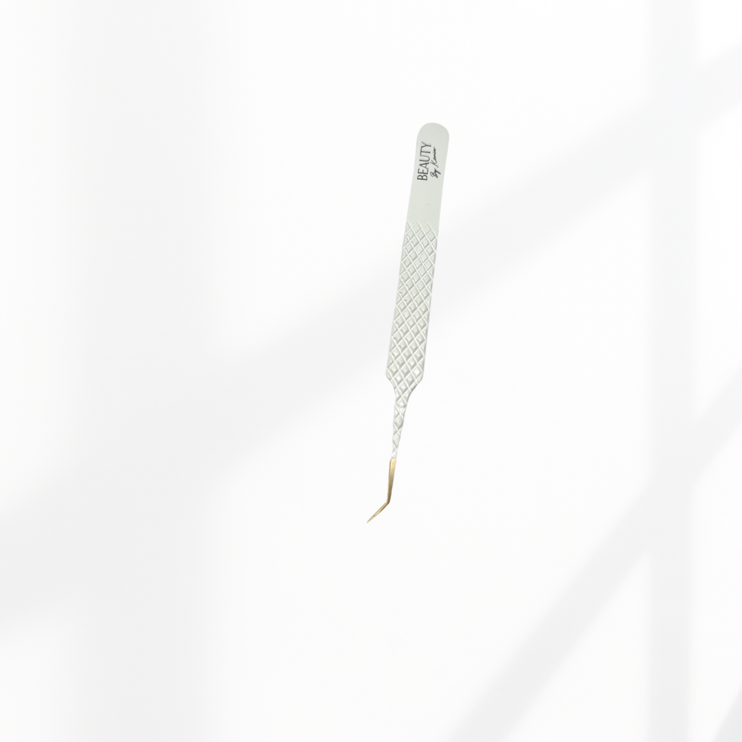 ‘Perfect’ white  Fiber Tip Isolation Tweezer